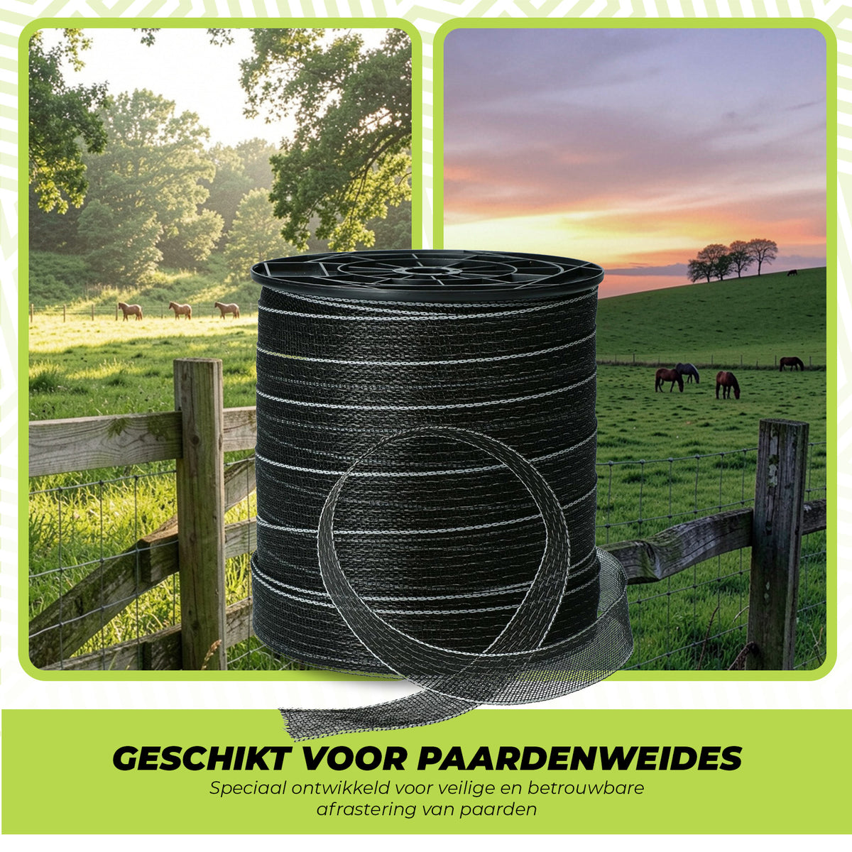 ZoneGuard Basic afrasteringslint 40 mm zwart 200 m  4