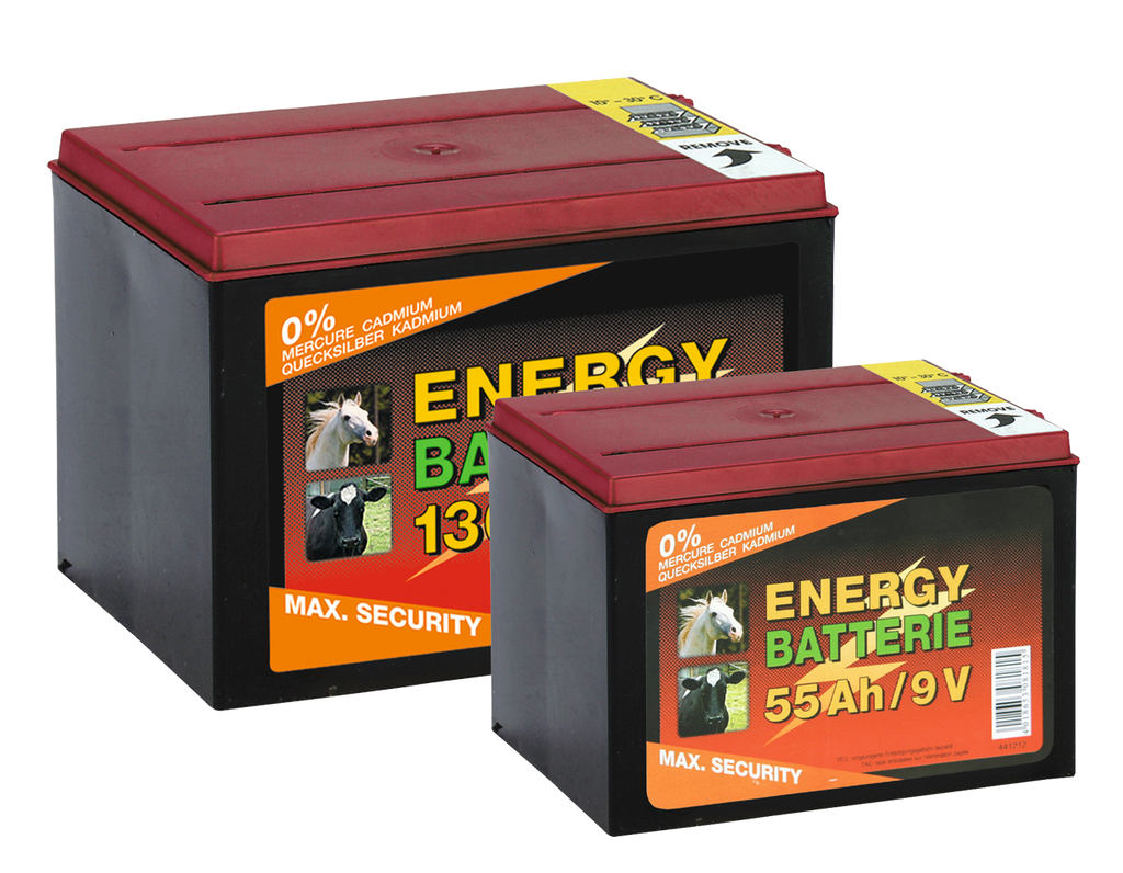 Batterij EG super 9V / 55Ah (H11,5 x L16,5 x B11,2 cm) 130 Ah 2
