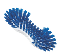 Schrob-borstel kookbestendig blauw 