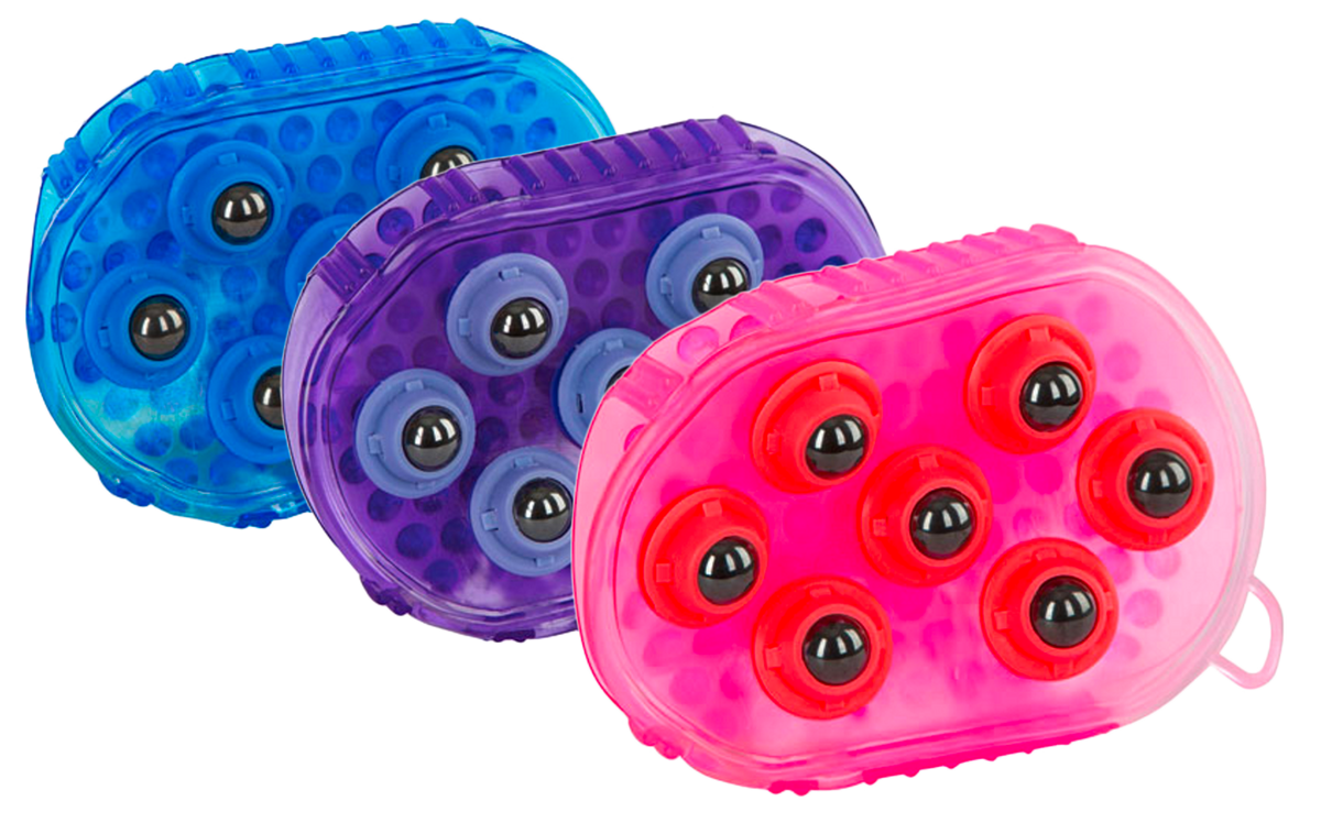 Borstel magneet massage Blauw 2