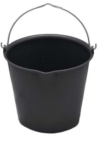 Emmer 15 l met schenktuit Zwart 4