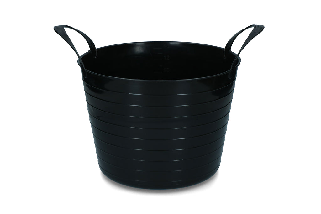 Emmer V-Trug Flexi 14 l Zwart