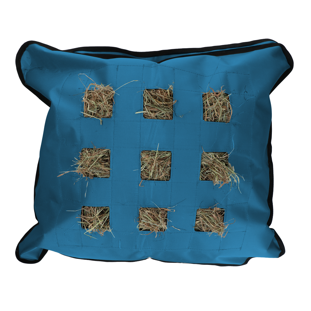 Hay Pillow Slow Feeder Vierkant Blauw