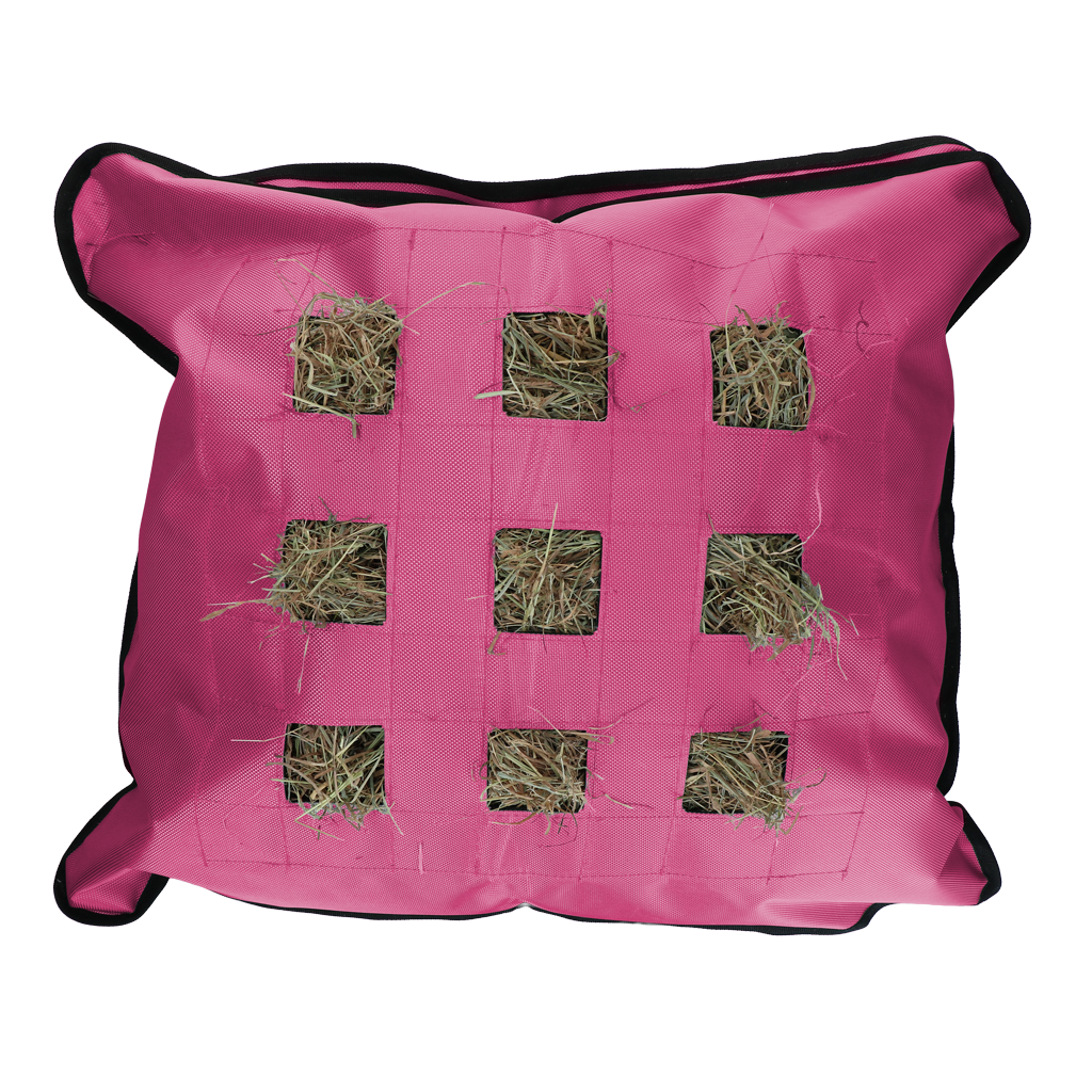 Hay Pillow Slow Feeder Vierkant Roze