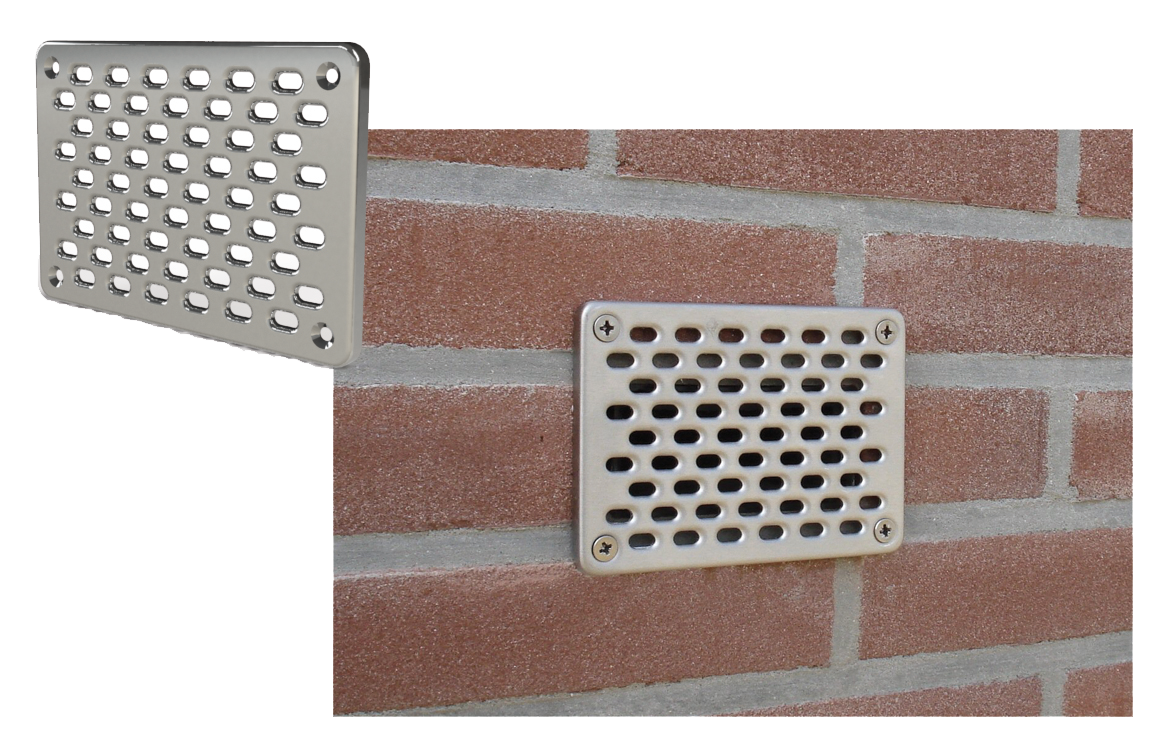 GevelFix Voorzetrooster RVS 10 x 14 cm 3