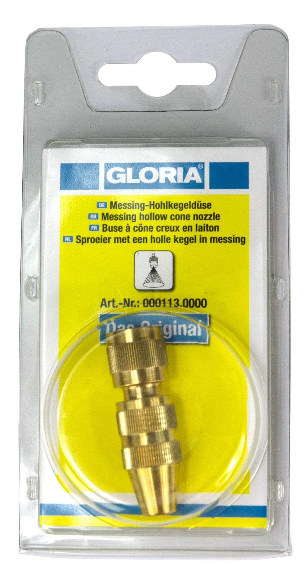 Gloria Messing Sproeier met holle kegel 