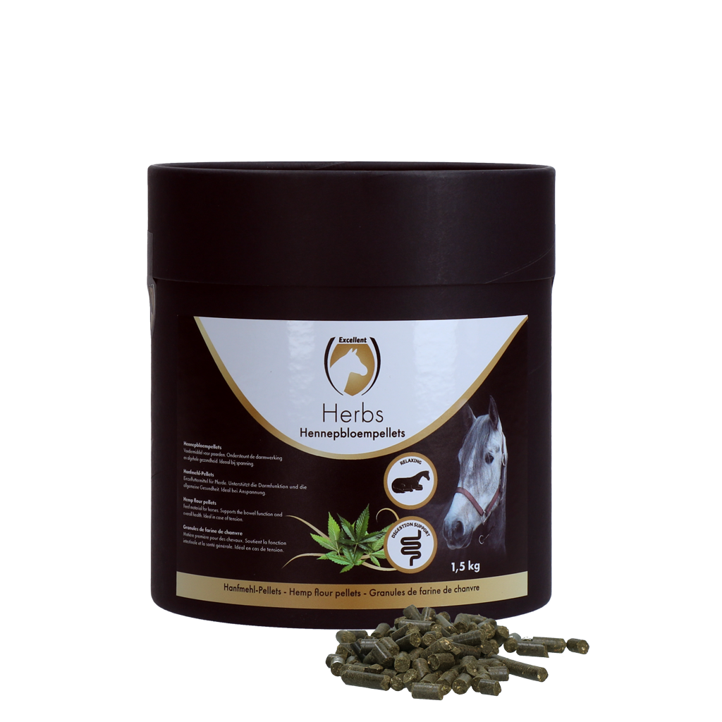 Excellent Horse Herbs Hennepbloempellets 1,5 kg