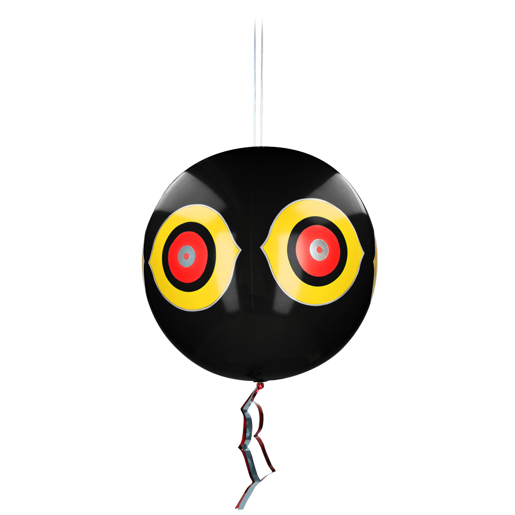 Knock Pest Schrikballon Zwart