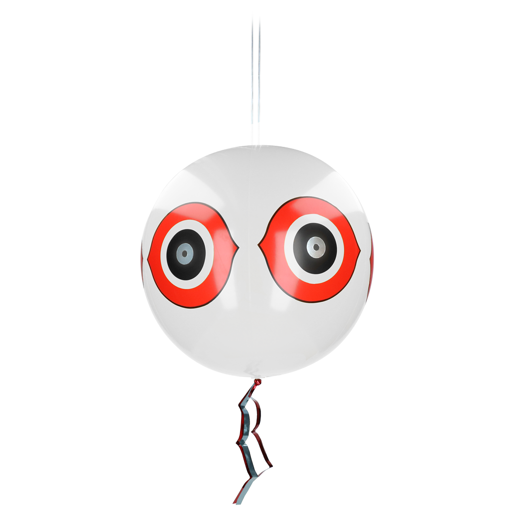 Knock Pest Schrikballon Wit