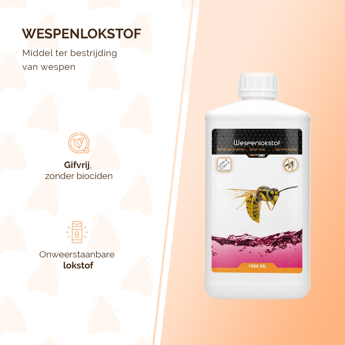 Knock Pest Wasp Bait (Wespentraktatie) 1 l 2