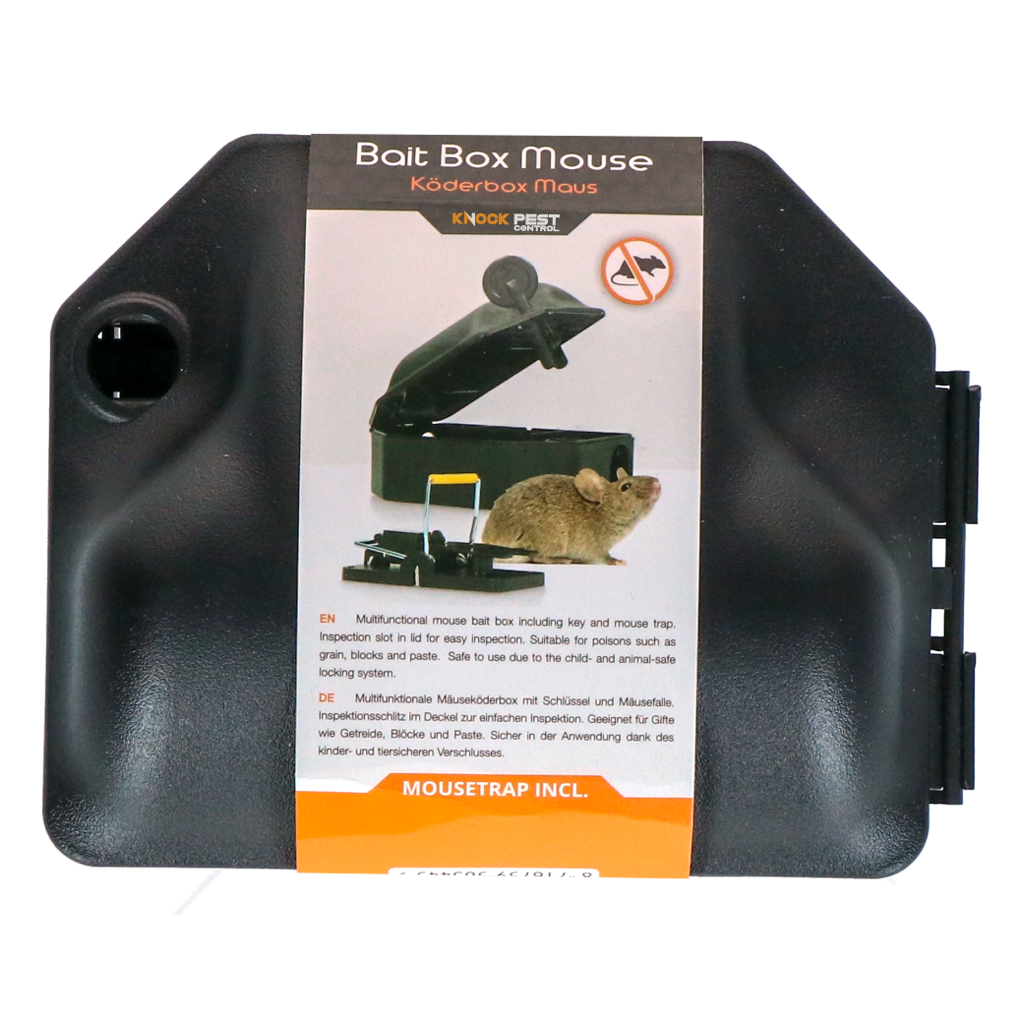 Knock Pest Voerdoos Muis incl. Sleutel + Muizenklem