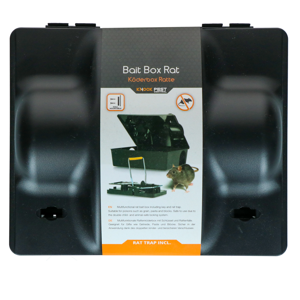 Knock Pest Voerdoos Rat/Muis Dual bait incl. rattenklem 
