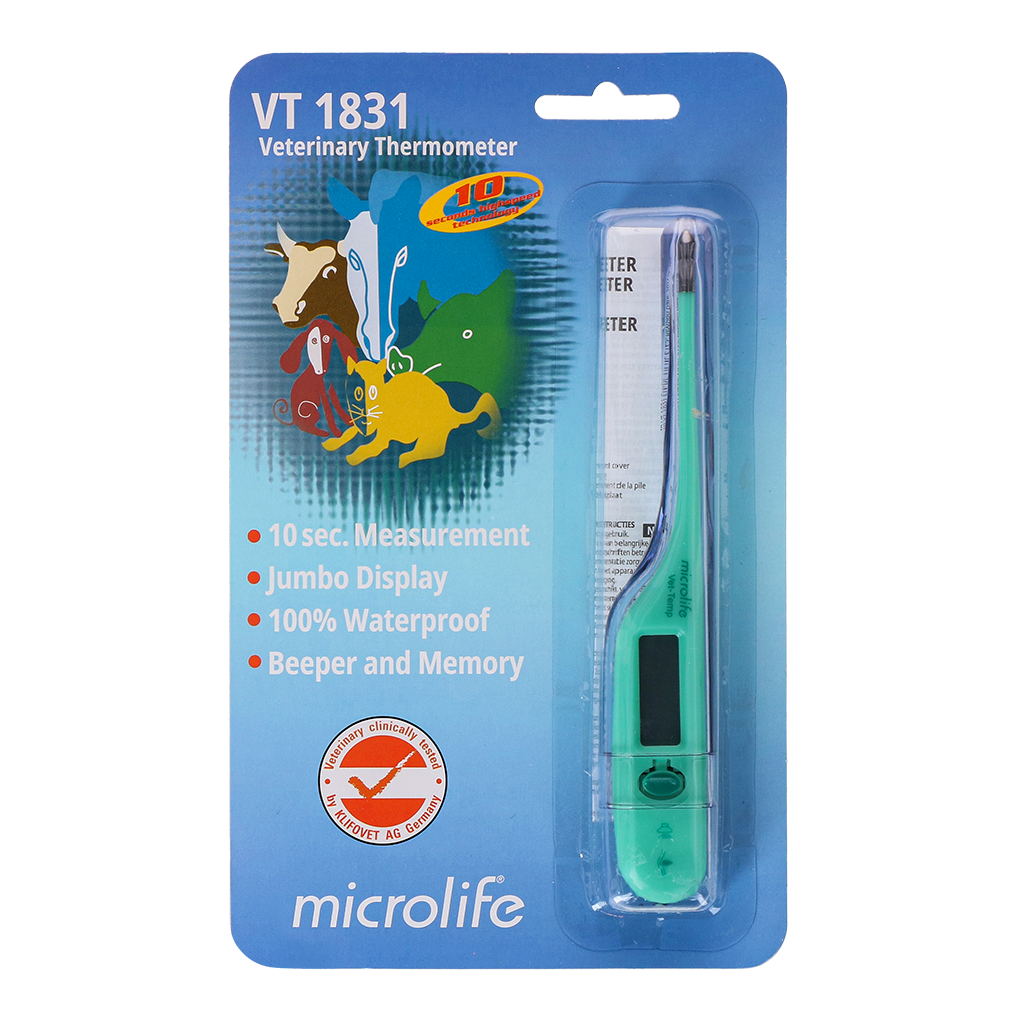 Koortsthermometer Digitale Veterinaire thermometer Microlife 2