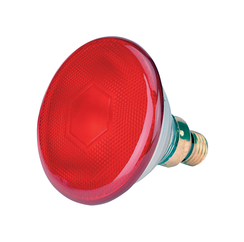 Spaarlamp 100 W - Rood