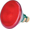Spaarlamp 175 W - Rood