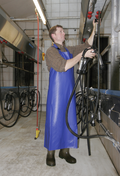 Melkschort Flexotaan blauw 