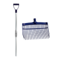 Mestvork met steel Blauw