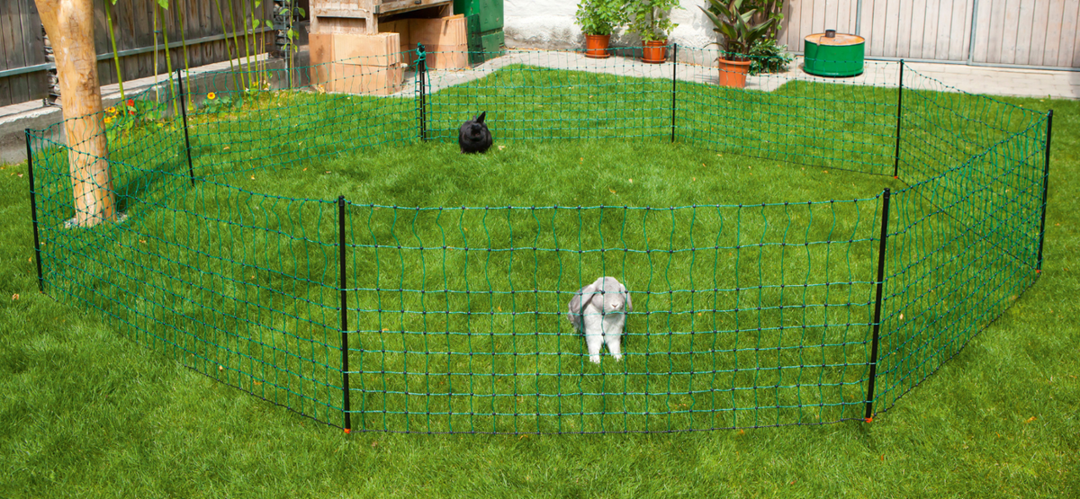 Net afrast konijn 65 cm, enkelpunt 12 m.  4