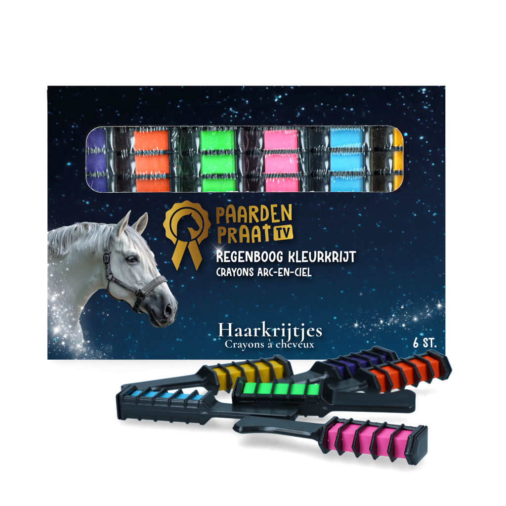 Paardenpraat Regenboog Kleurkrijt 