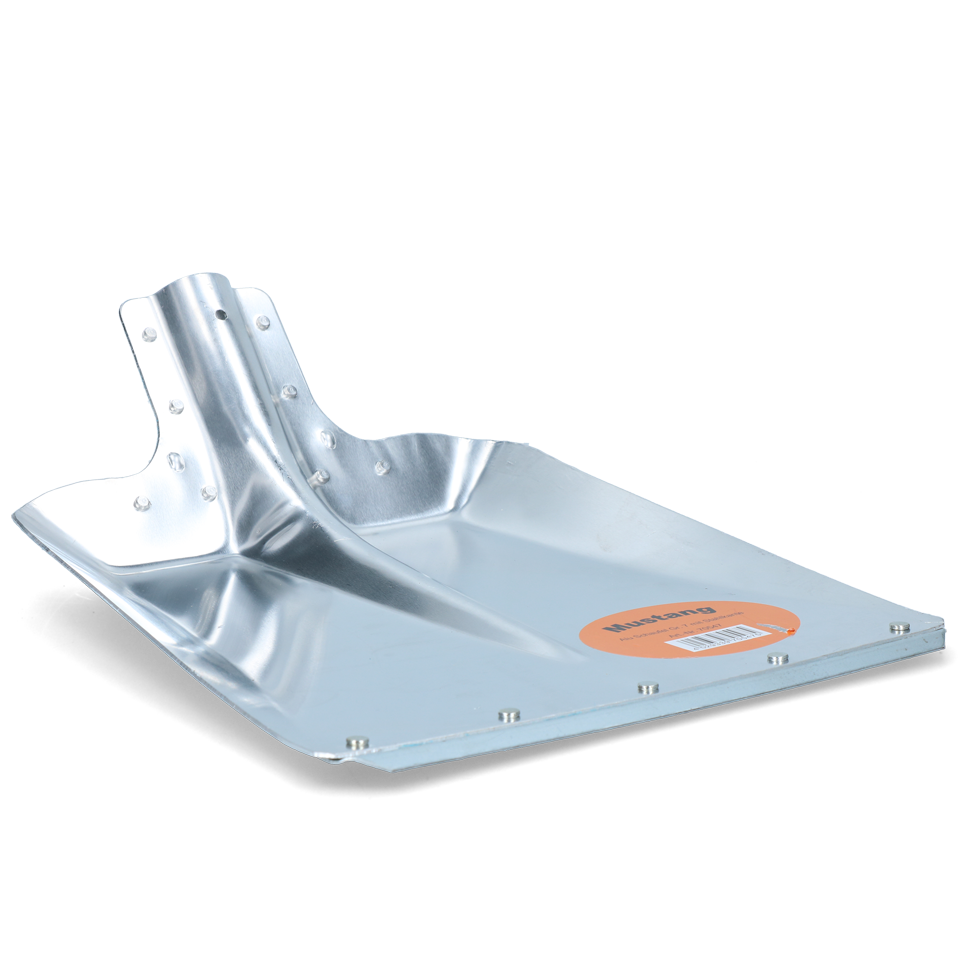 Schop Mustang aluminium los, 27 cm breed 33 cm