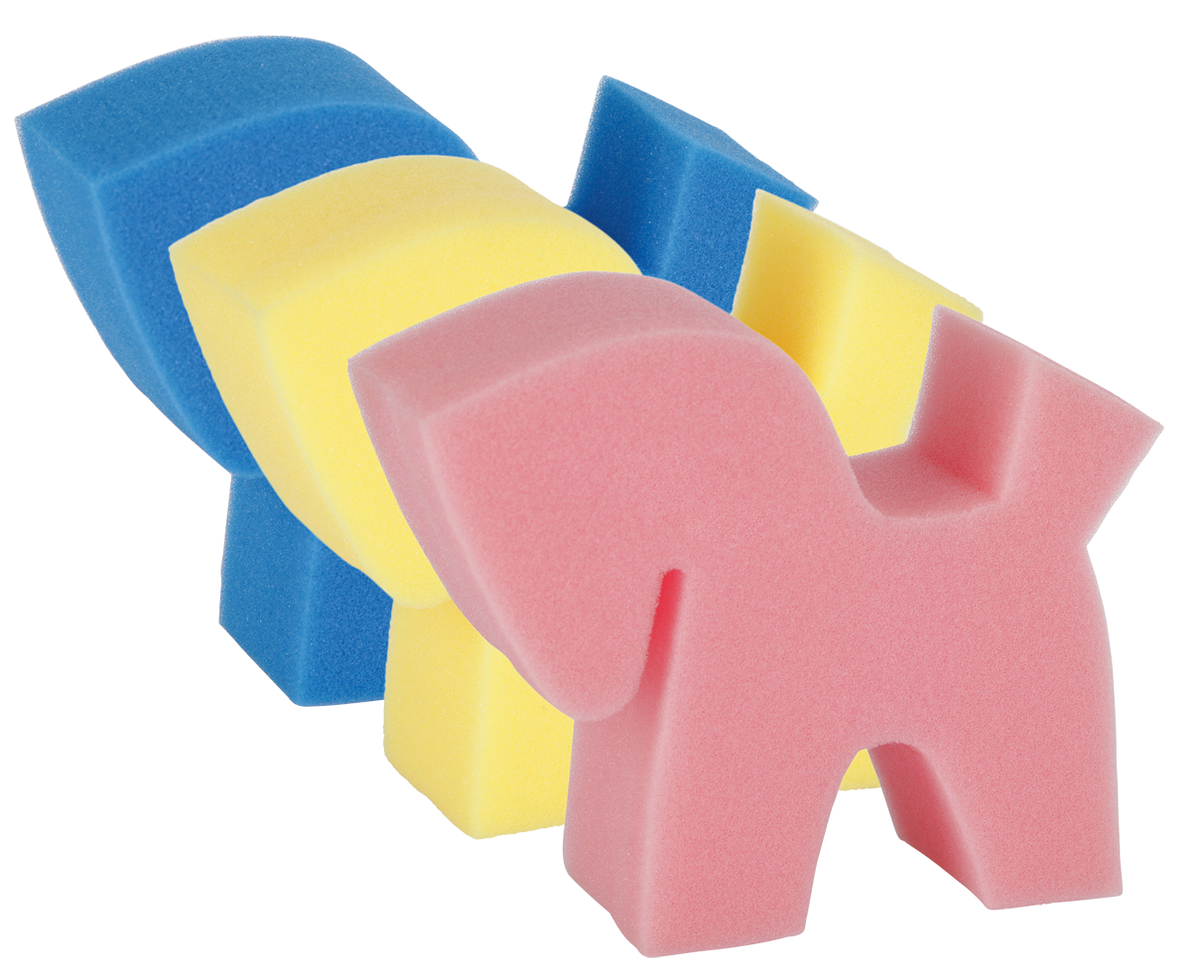 Spons Flecki Horse 3 kleuren 