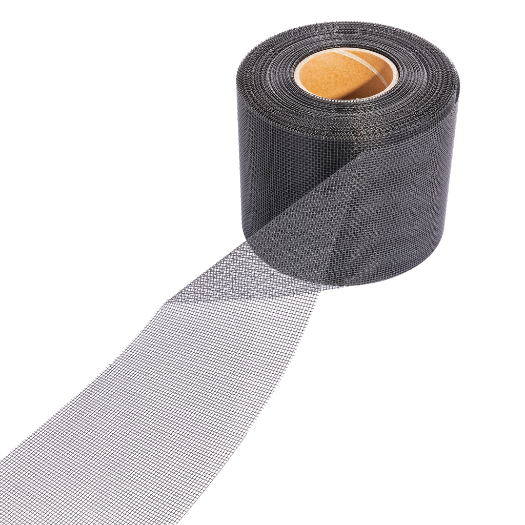 Ventilatieband RVS Zwart 30 m x 15 cm 2