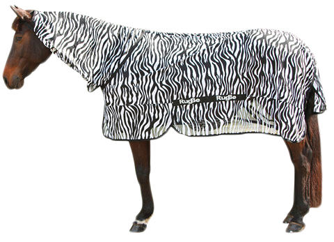 Vliegendeken Zebra incl. nekdeel 195cm 3