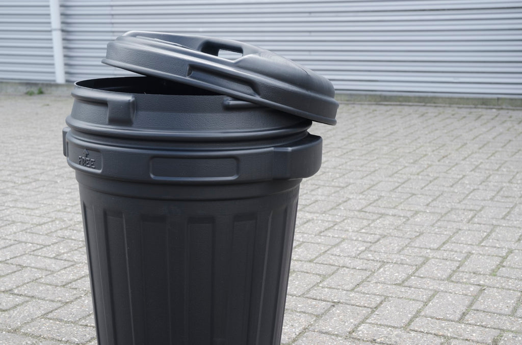 Voerton met draaisluiting 70 liter Zwart 2