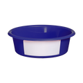 Voerbak 6 l Blauw (met wit label)