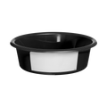 Voerbak 6 l Zwart (met wit label)