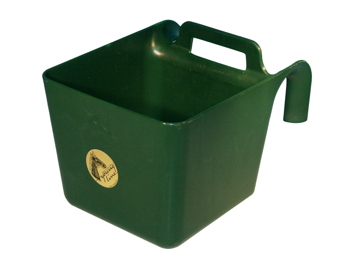 OK Plast Voerbak met ophang en handgreep 11 l Groen