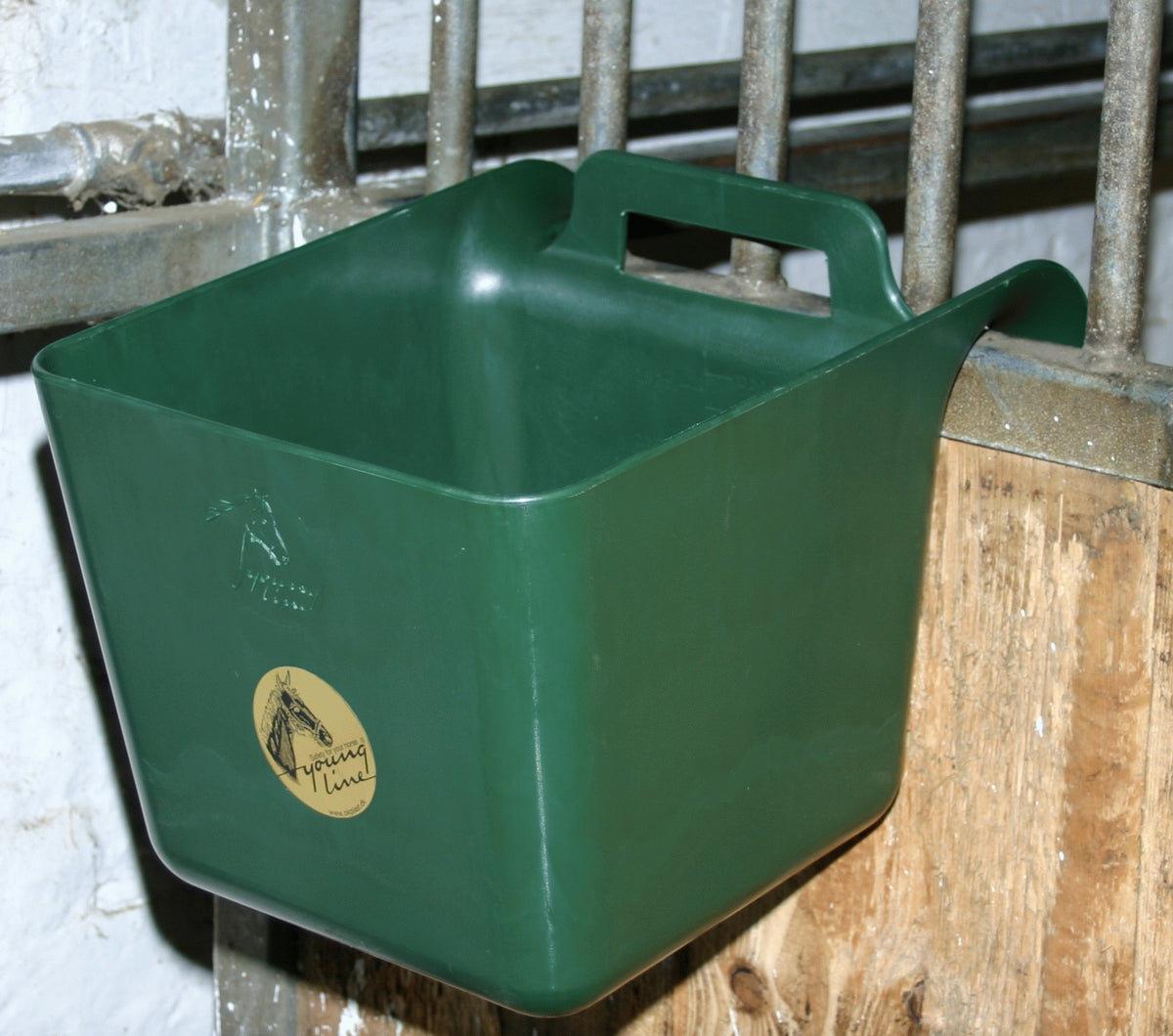 OK Plast Voerbak met ophang en handgreep 11 l Groen 3