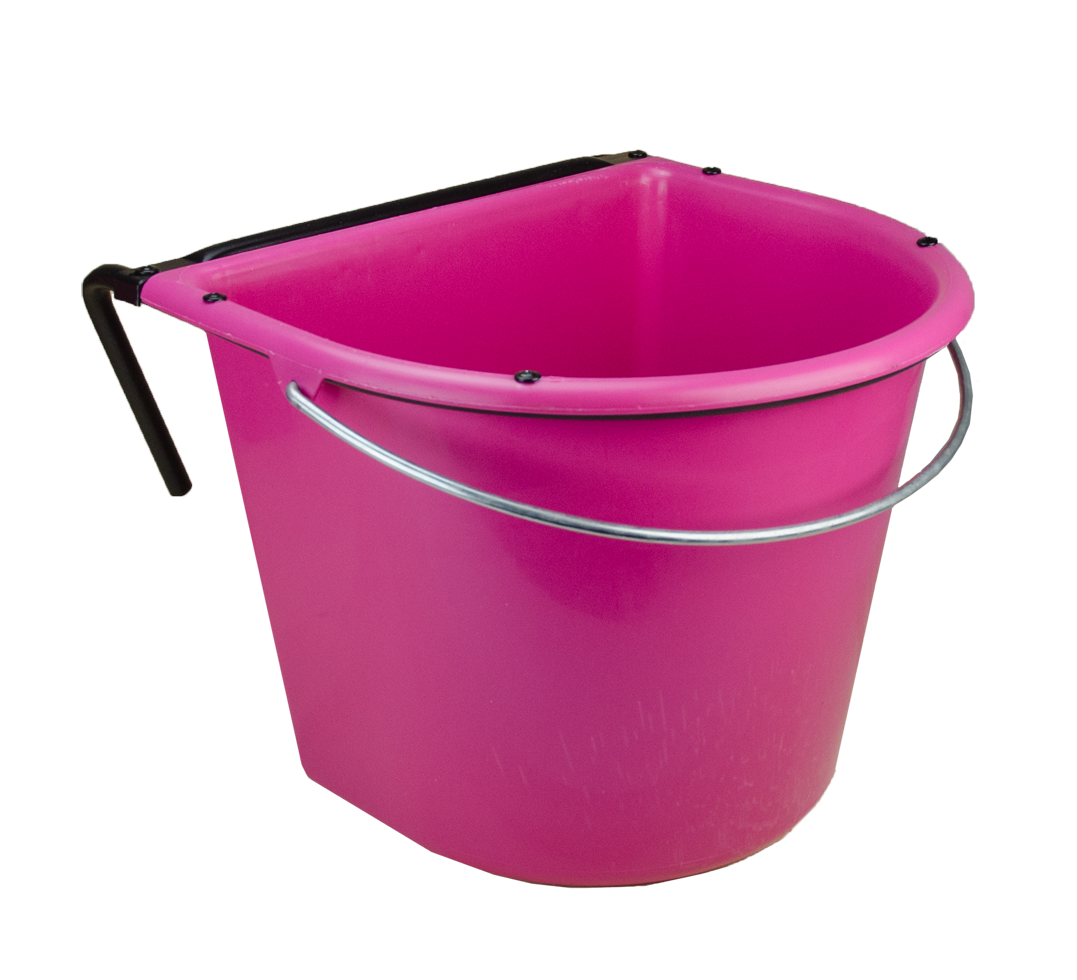Voerbak 15 l met ophang en hengsel Roze 2