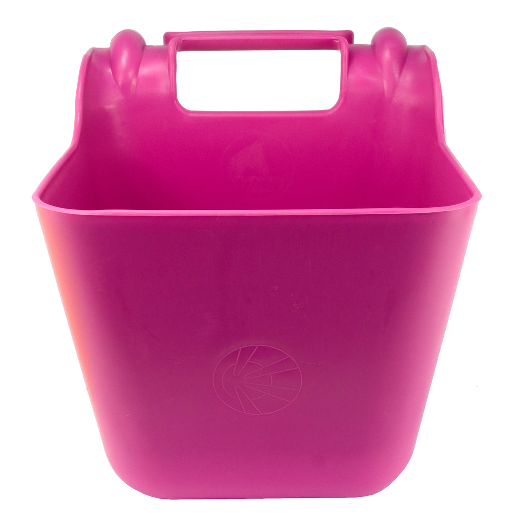 OK Plast Voerbak met ophangbeugel 14 l Roze 2