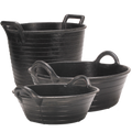 Voertrog rubber 20 l