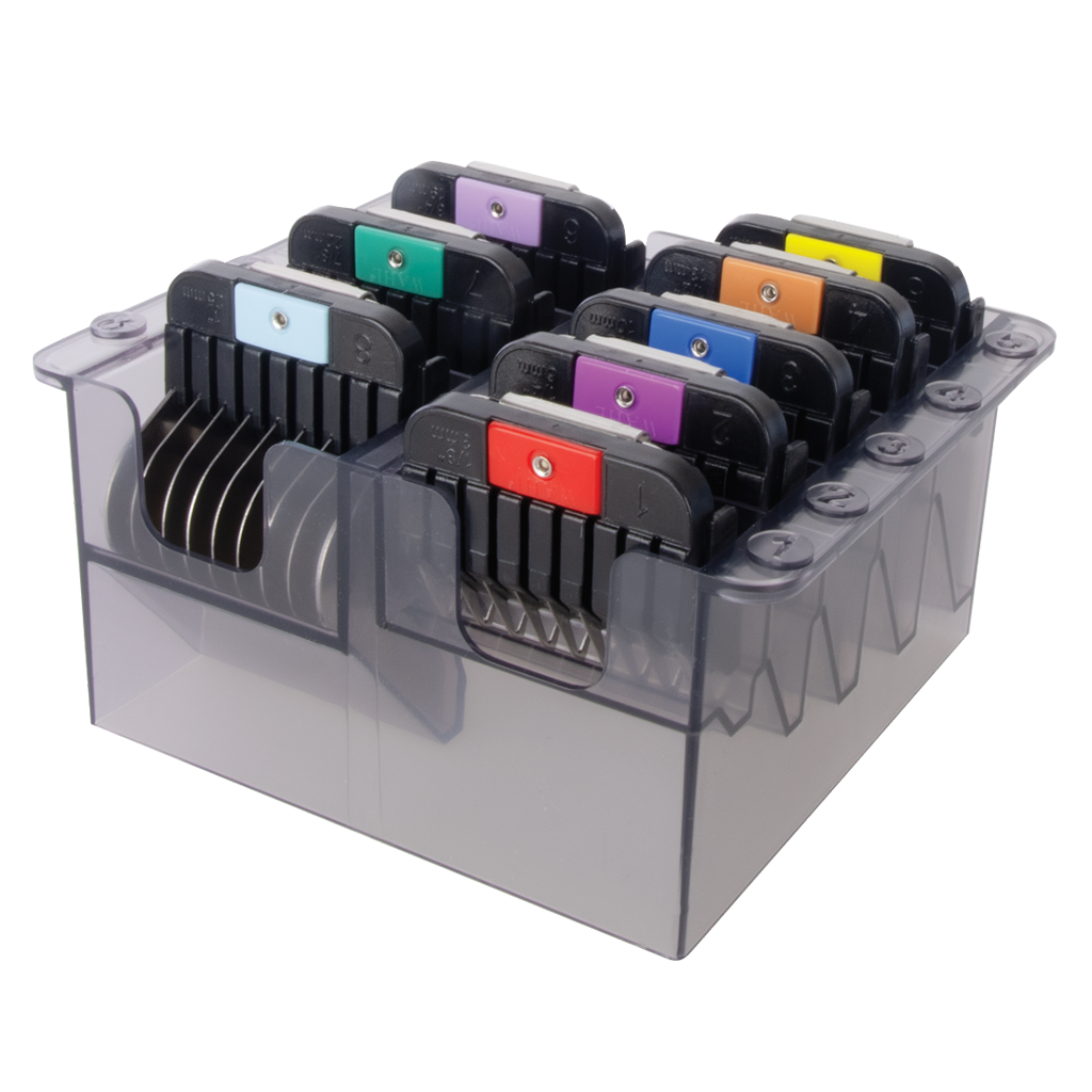 Wahl RVS opzetkammen 8-Pack