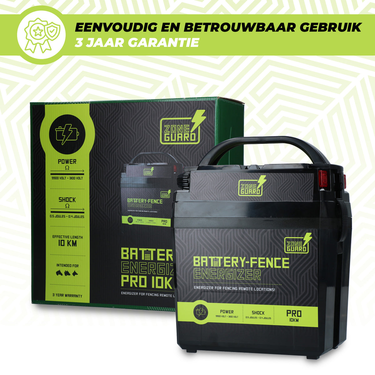 ZoneGuard Battery Energizer Pro 10 km 5