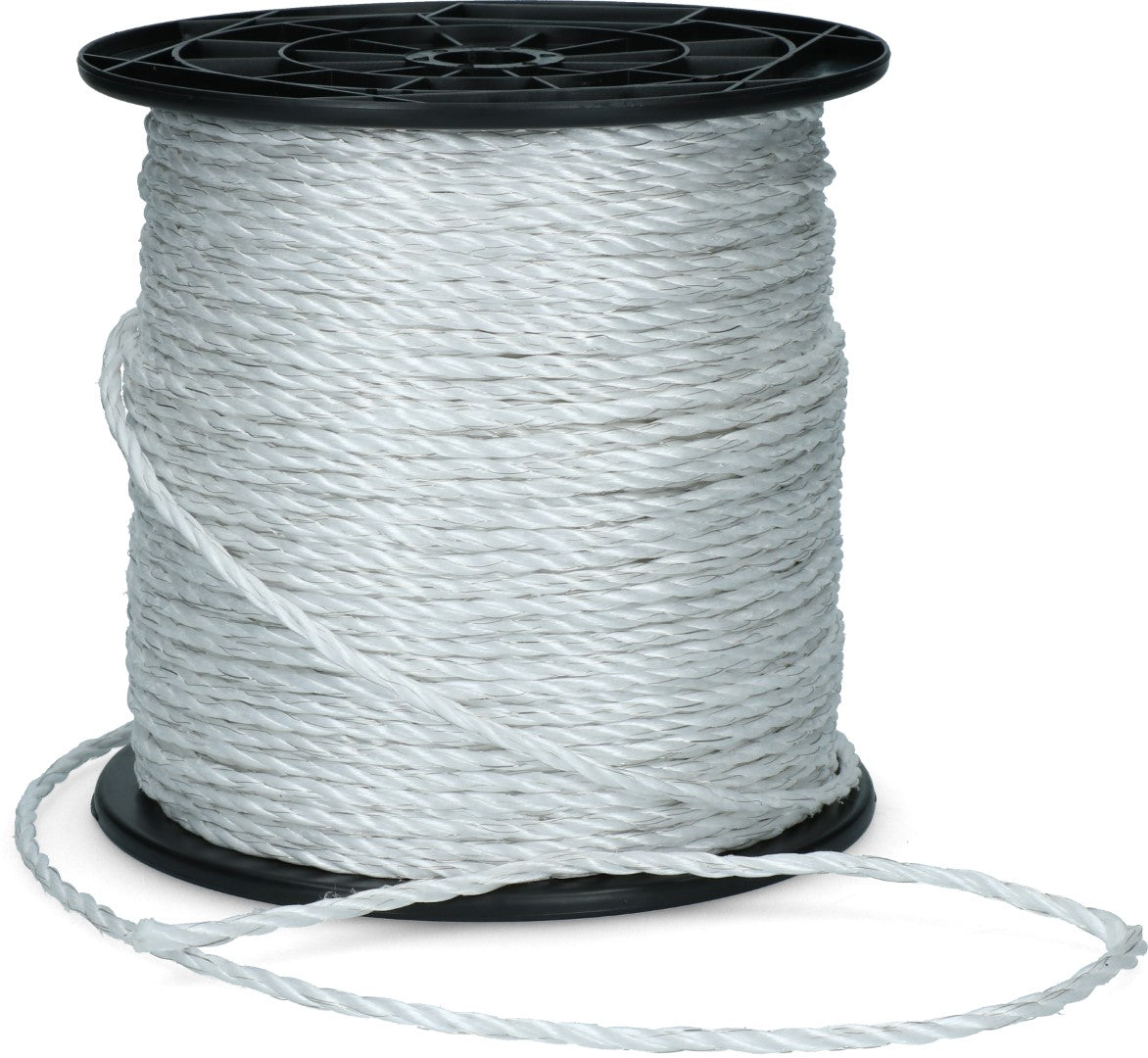 ZoneGuard 6 mm Basic afrasteringskoord wit 200 m  2