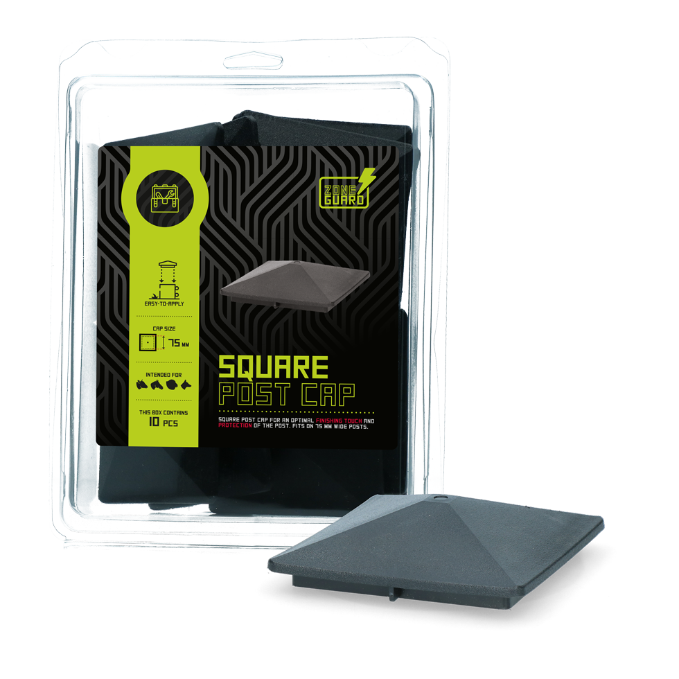 ZoneGuard Paalkapje Vierkant 75 mm